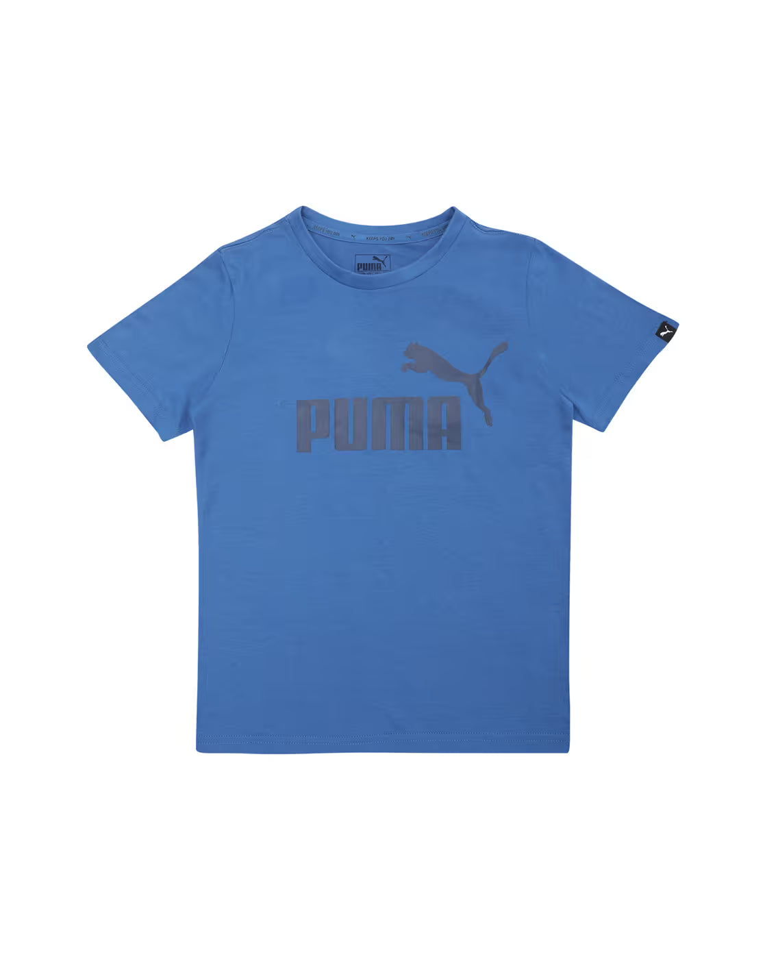 PUMA ESS LARGE LOGO TEE, B PEACOAT in Standard