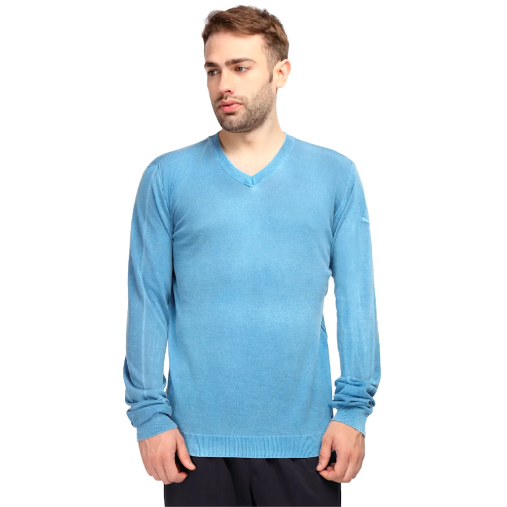 PUMA SPRAY-DYED SWEATER NAUTICAL BL in Standard