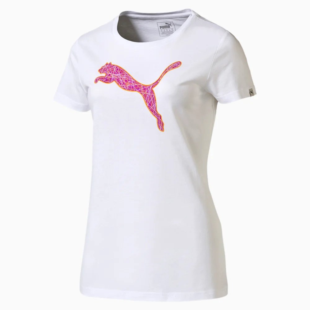 PUMA LOGO FILL in WHITE