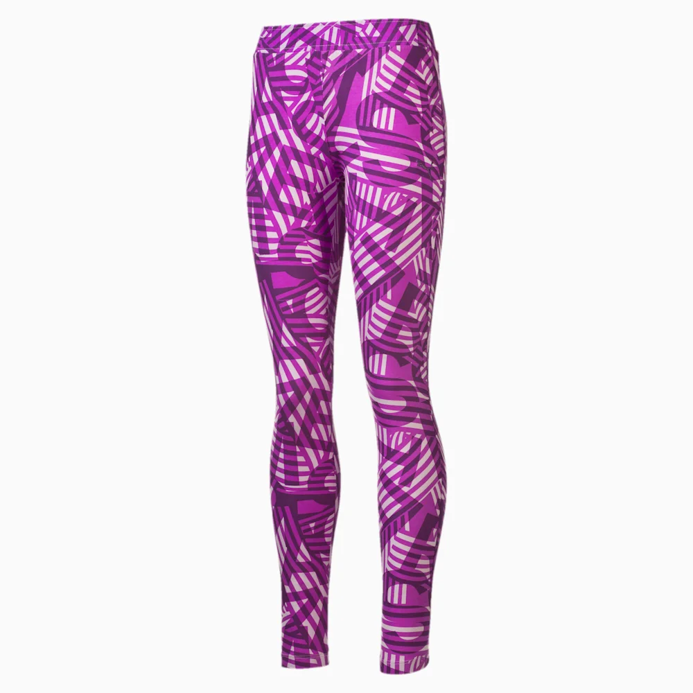 PUMA FUN IND LEGGINS G ORCHID BLOOM in Standard