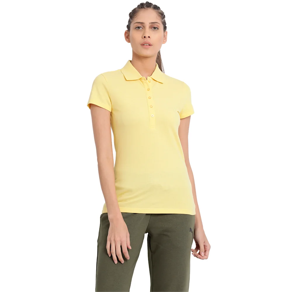 PUMA SOLID POLO, WOMEN S LEMON DROP in Standard