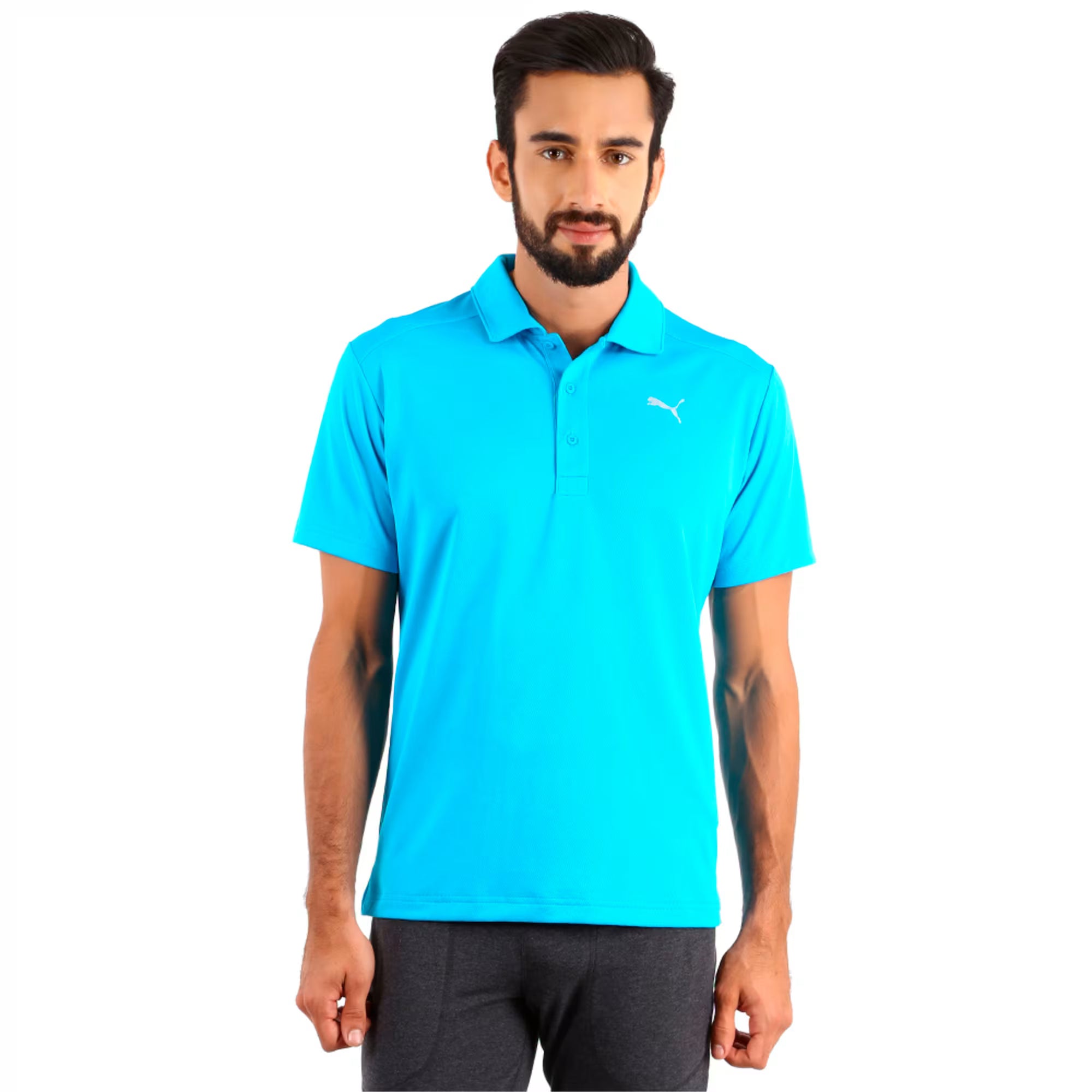 PUMA SINGLE JERSEY POLO M SH CLOISO in Standard