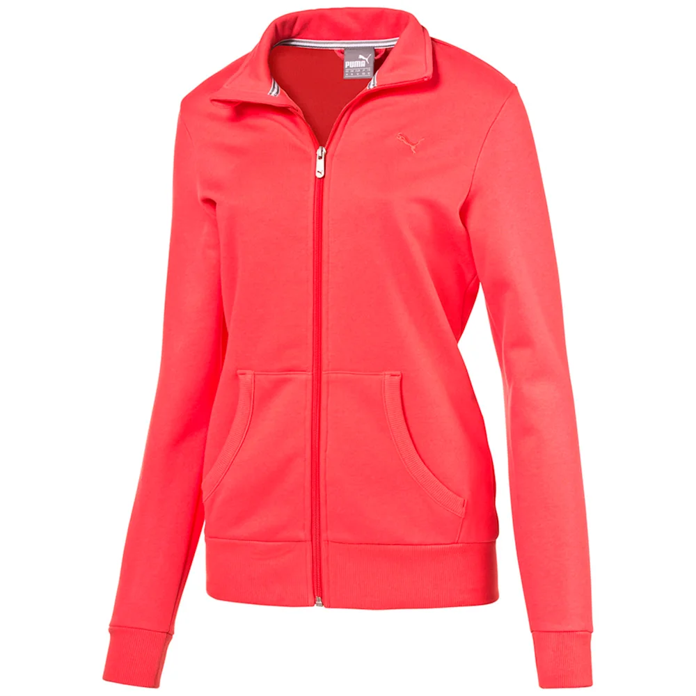 PUMA ESS SWEAT JACKET FL W CAYENNE in Standard
