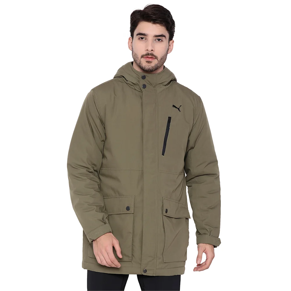 PUMA ACTIVE LITE MID JACKET BURNT O in Standard