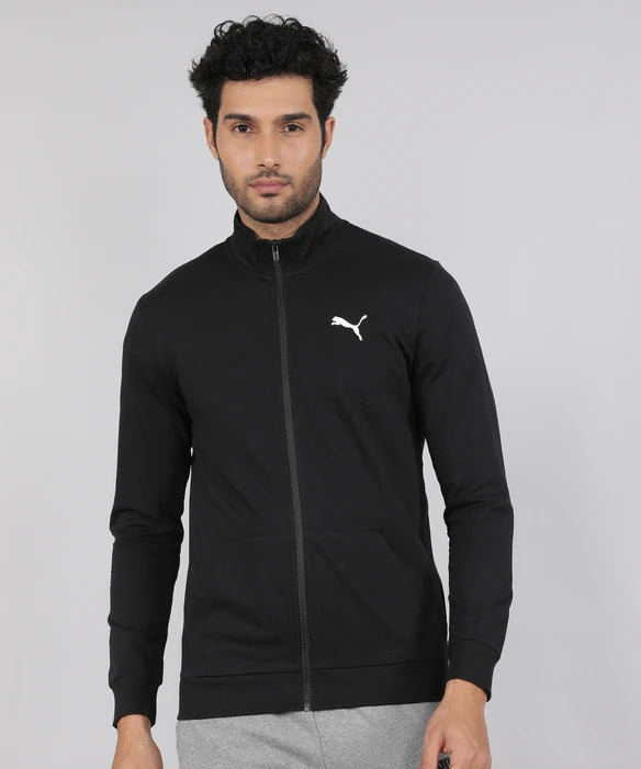PUMA ACTIVE P48 JACKET FL BLACK-BLA in Standard