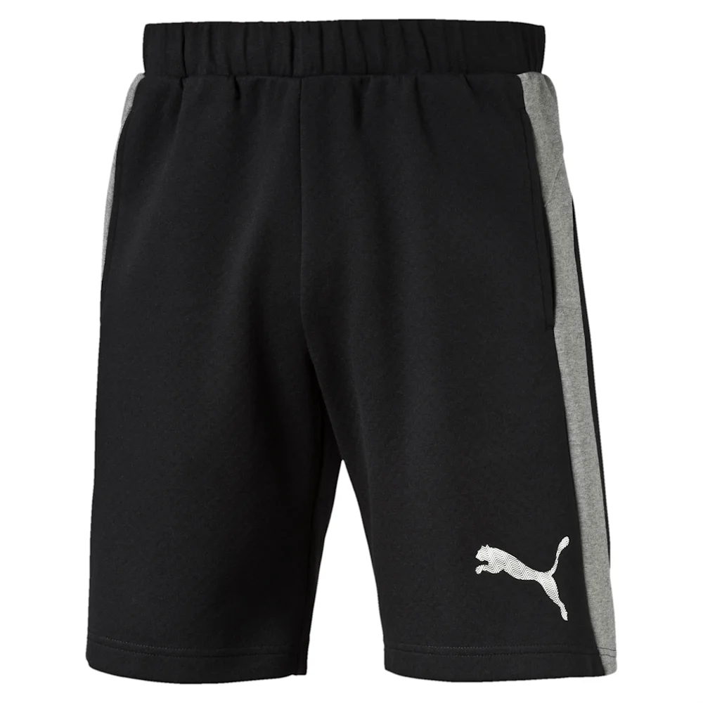 PUMA EVOSTRIPE SHORTS COTTON in BLACK