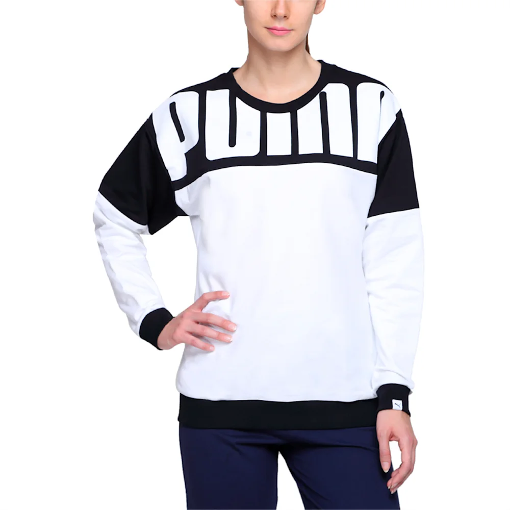 PUMA STYLE REBEL CREW SWEAT W in Standard