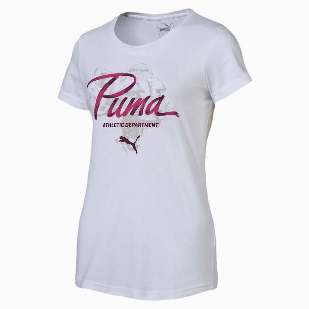 PUMA SKETCHBOOK TEE in WHITE