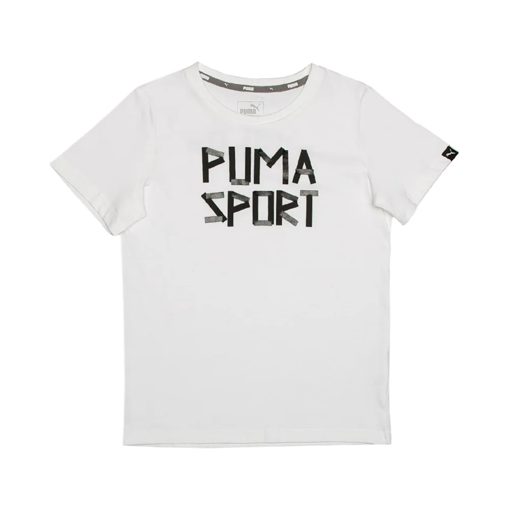 PUMA SPORTS STYLE TEE in WHITE