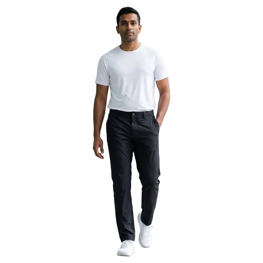 PUMA WOVEN PANTS in BLACK