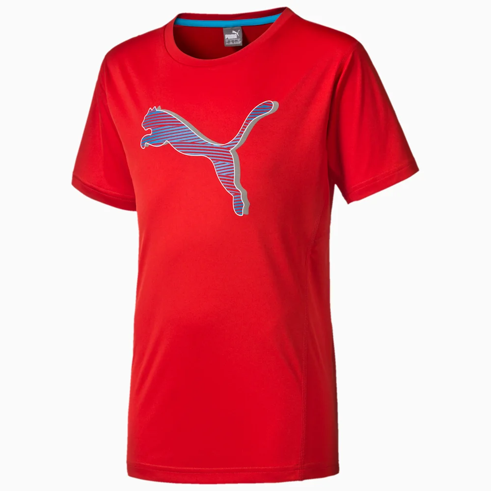 PUMA ACTIVE RAPID TEE B in RED