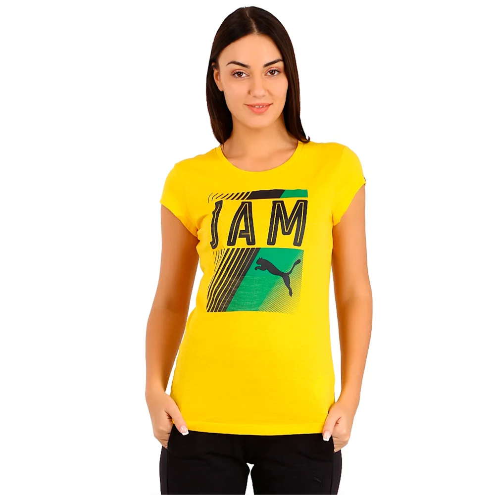 PUMA OLYMPIC FAN TEE W SPECTRA YELL in Standard