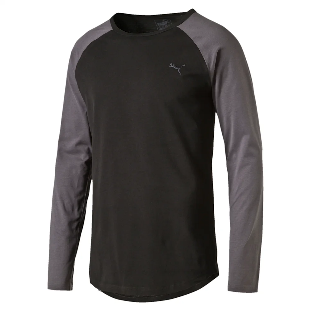 PUMA STYLE BASEBALL TEE in BLACK
