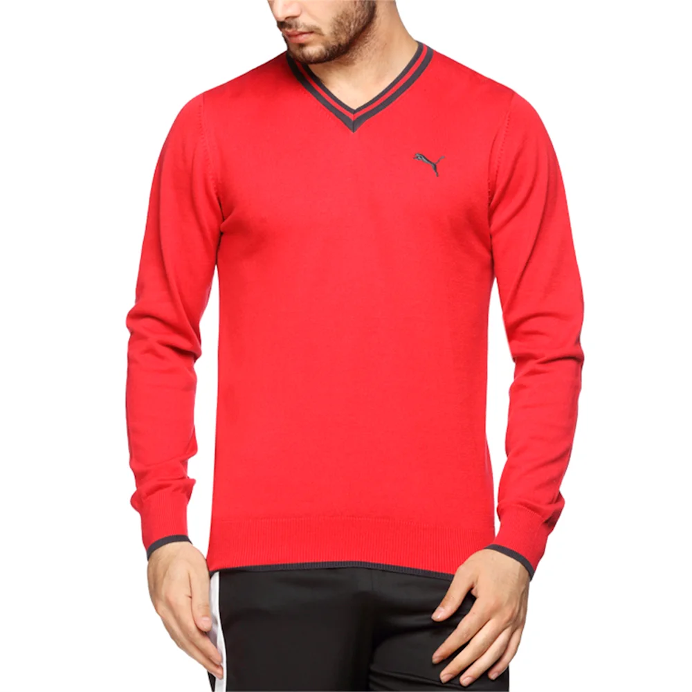 PUMA SOLID L S SWEATER BARBADOS CHE in Standard