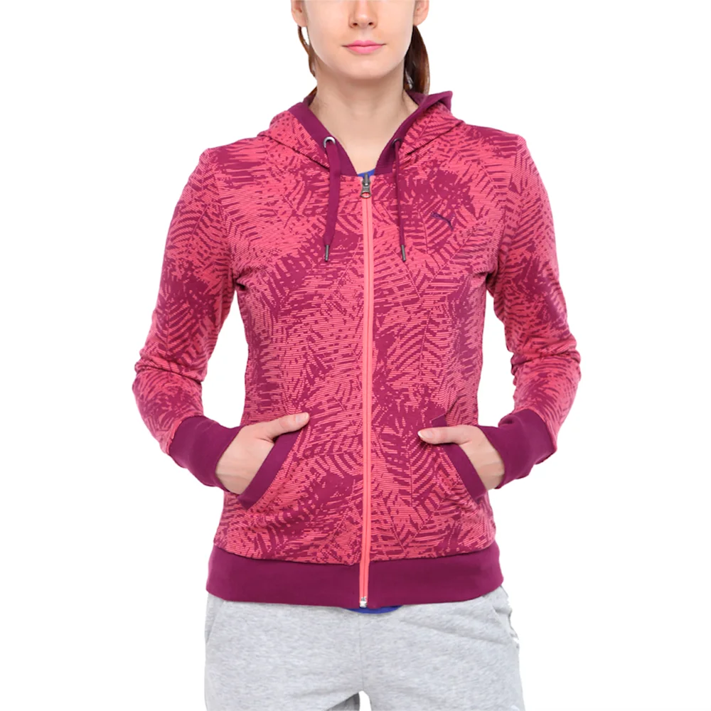 PUMA REVERSIBLE SWEAT JACKET MAGENT in Standard