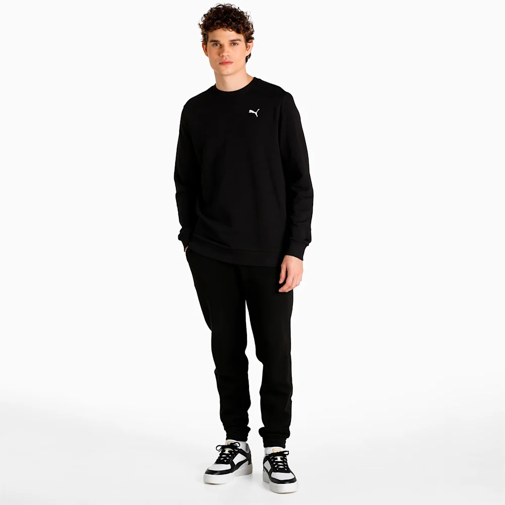 PUMA ROUND NECK FULL SELEVES PULL OVER LOGO PRINT SWEATSHIRT in Standard