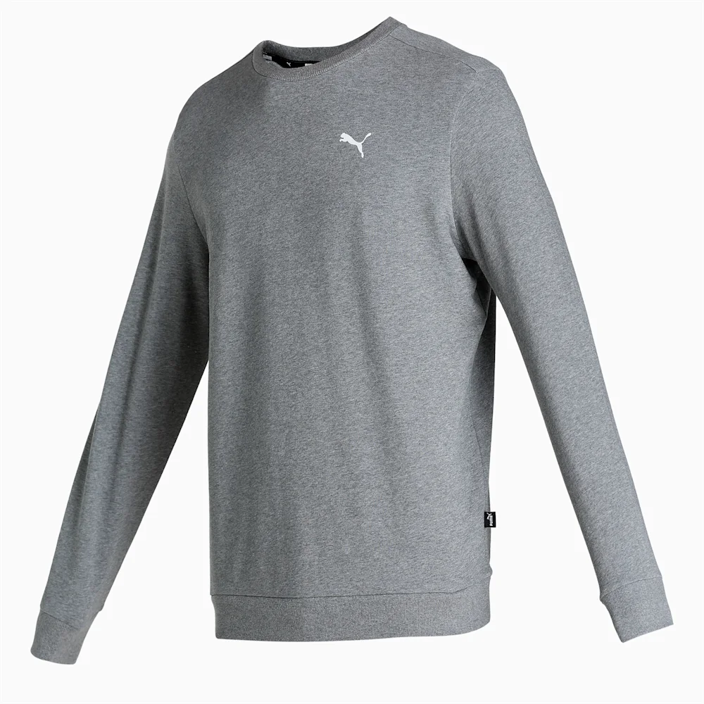 PUMA ROUND NECK FULL SELEVES PULLOVER LOGO PRINT SWEATSHIRT in Standard