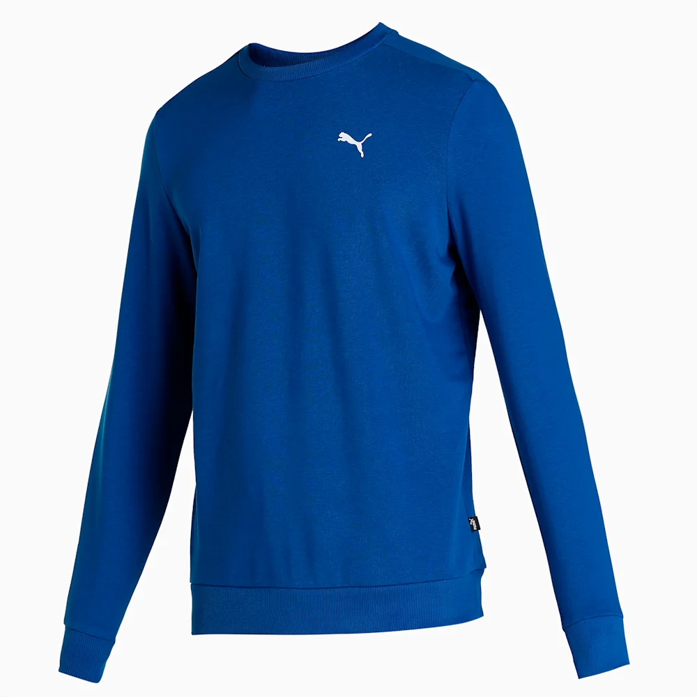 PUMA ROUND NECK FULL SELEVES PULLOVER LOGO PRINT SWEATSHIRT in Standard