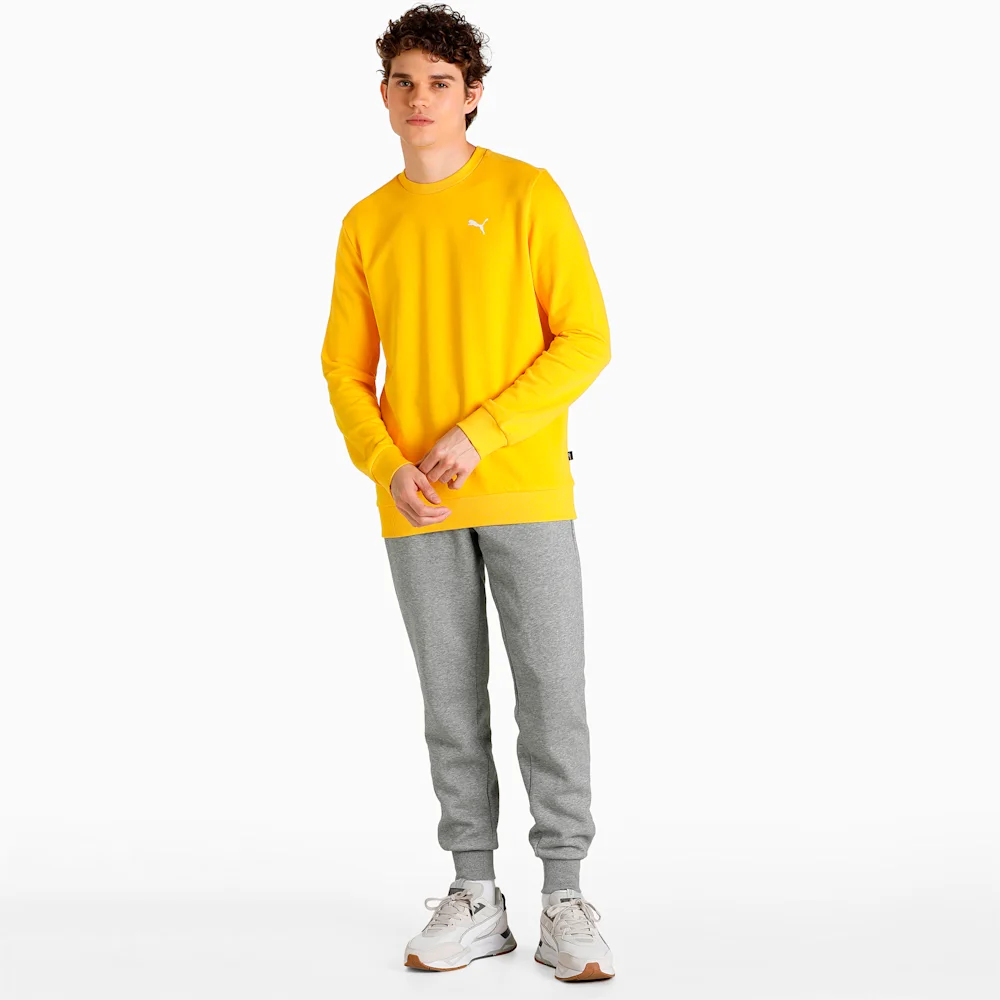 PUMA ROUND NECK FULL SELEVES PULL OVER LOGO PRINT SWEATSHIRT in Standard