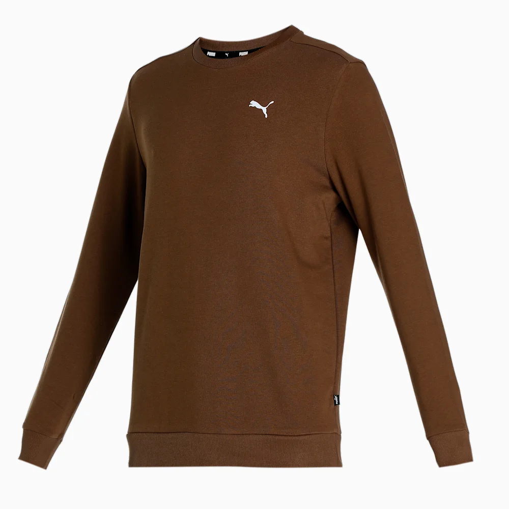 PUMA ROUND NECK FULL SELEVES PULLOVER LOGO PRINT SWEATSHIRT in Standard
