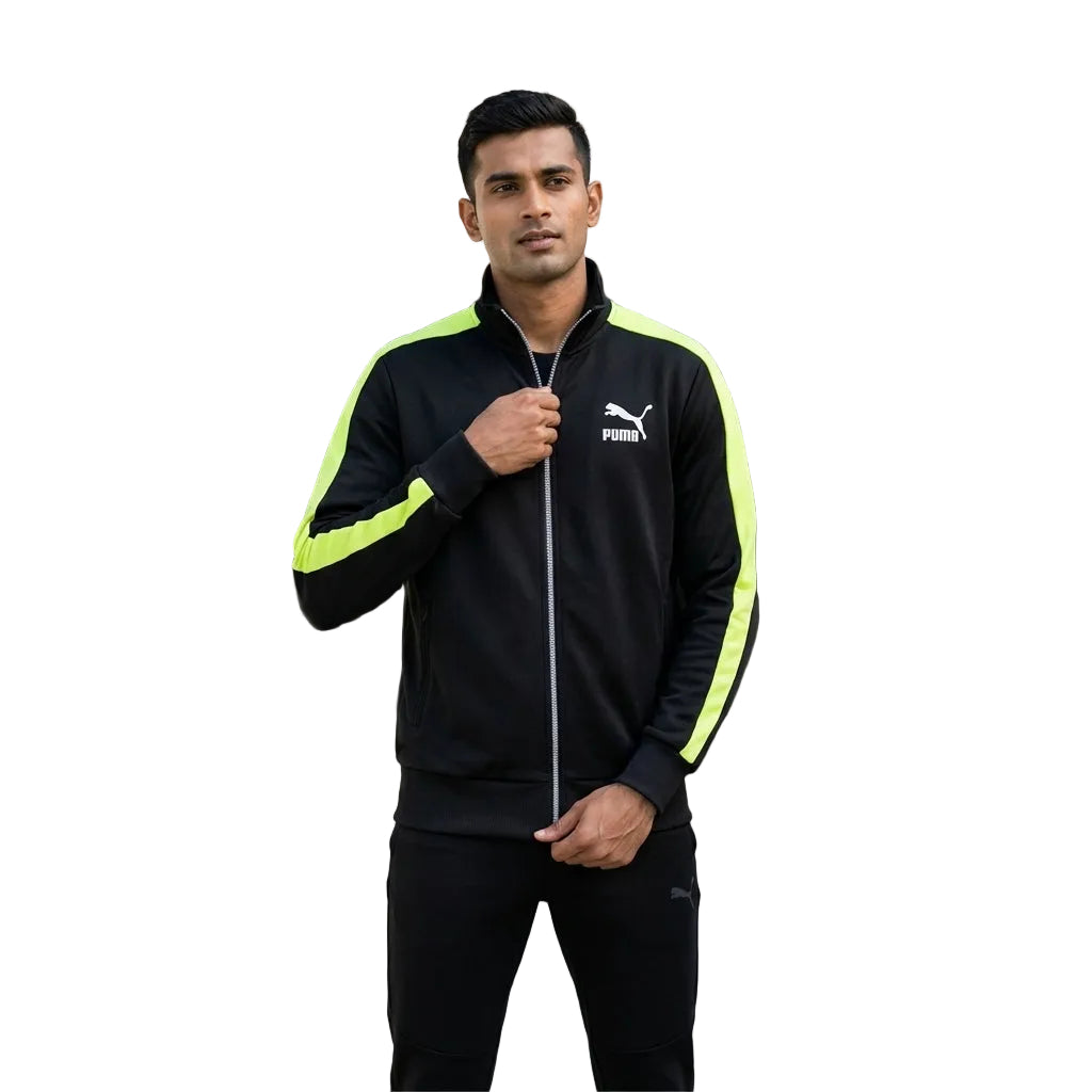 PUMA LS ZENITH TRACK JACKET in BLACK