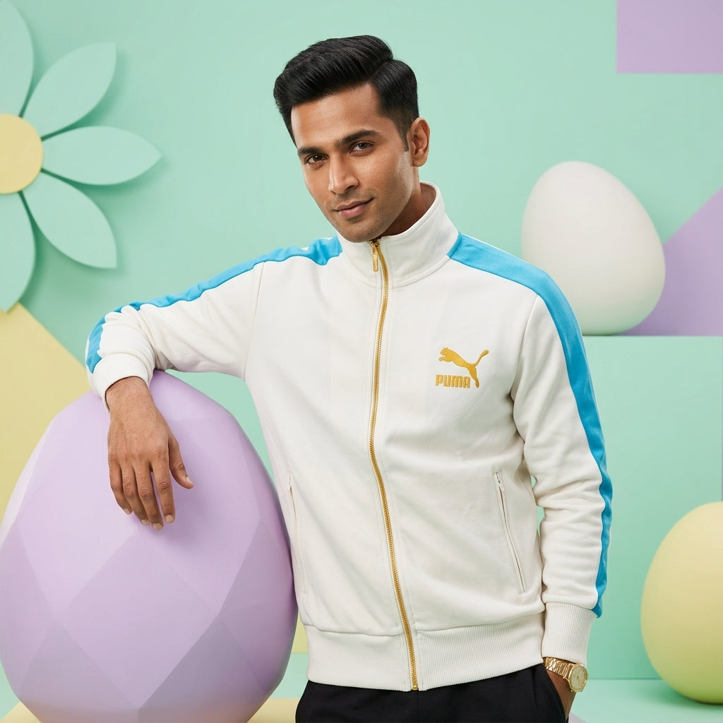 PUMA LS ZENITH TRACK JACKET WHISPER in Standard