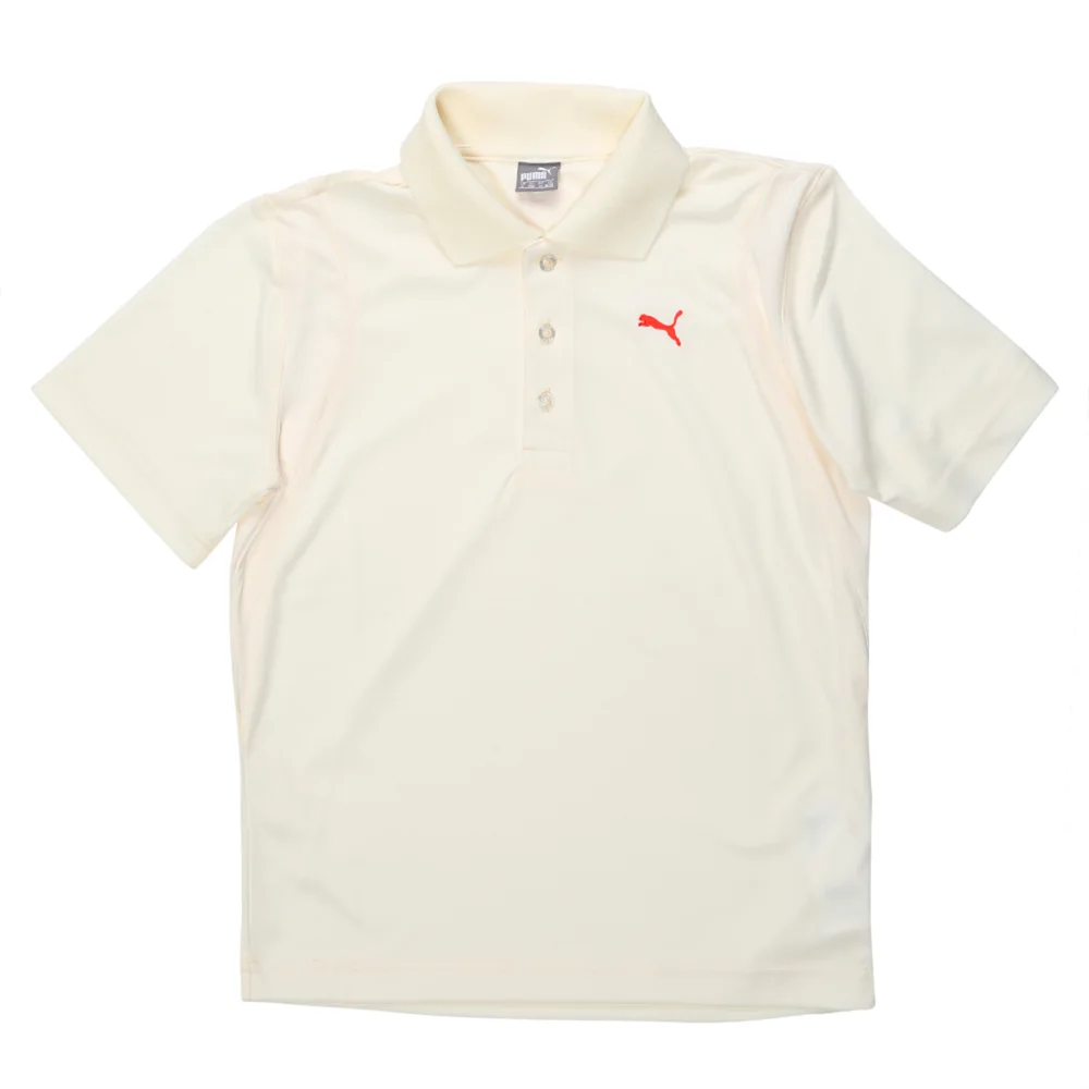 PUMA TEAM S S POLO in CREAM