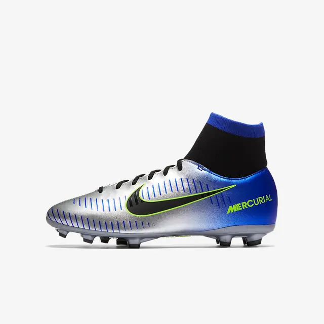 NIKE JR MERCURIAL VCTRY 6 DF NJR FG in RACER BLUE/BLACK