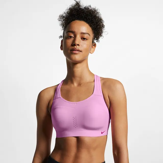 NIKE AS W NK DF ALPHA BRA in BEYOND PINK/CACT
