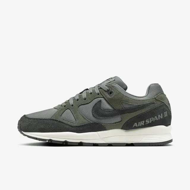 NIKE AIR SPAN II SE SP19 in VINTAGE LICHEN/OUTDOOR GREEN-BLACK
