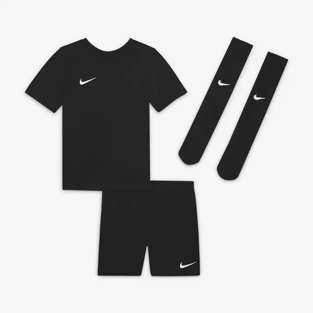 NIKE LK NK DF PARK20 KIT SET K in BLACK/BLACK/WHIT