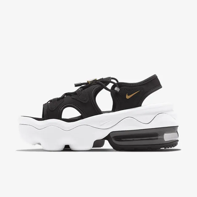 NIKE WMNS AIR MAX KOKO SANDAL in BLACK/METALLIC GOLD-ANTHRACITE-WHITE