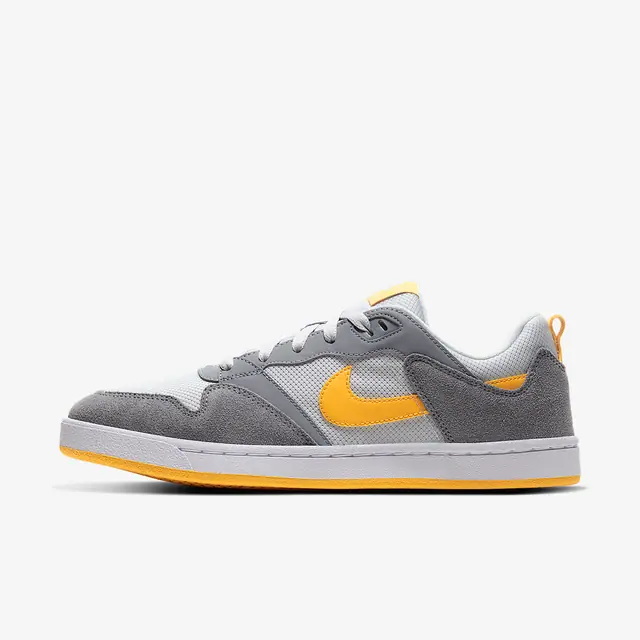 NIKE SB ALLEYOOP in PARTICLE GREY/UNIVERSITY GOLD