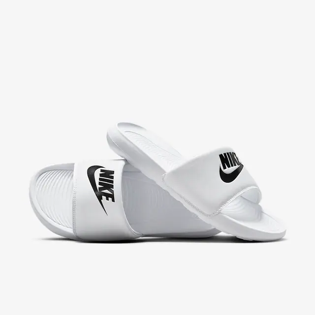 W NIKE VICTORI ONE SLIDE in WHITE/BLACK-WHITE