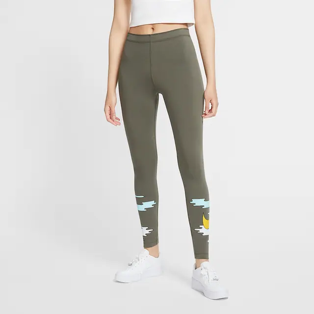 NIKE AS W NSW ICN CLSH TIGHT HR in TWILIGHT MARSH