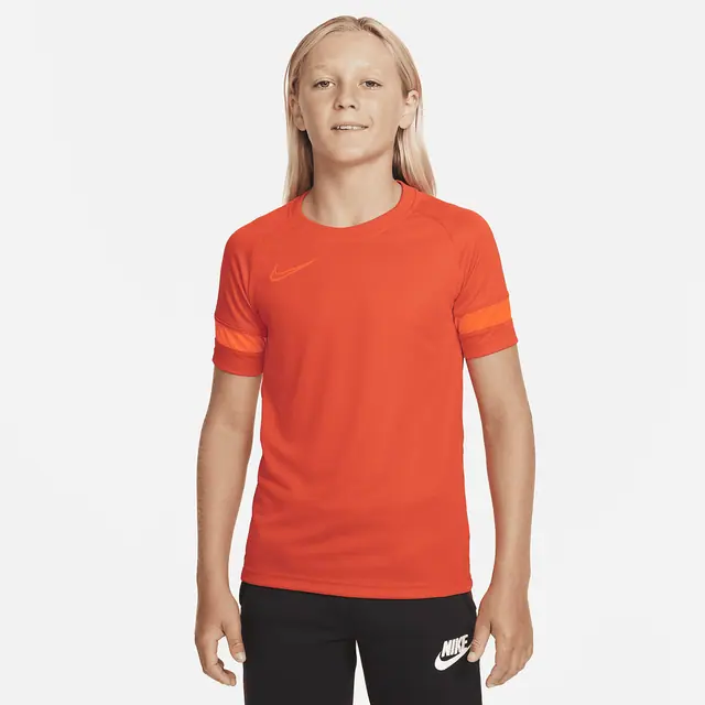NIKE Y NK DF ACD21 TOP SS in ORANGE/ORANGE/TOTAL ORANGE/TOTAL ORANGE