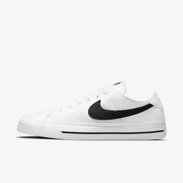 NIKE COURT LEGACY CNVS in WHITE/BLACK