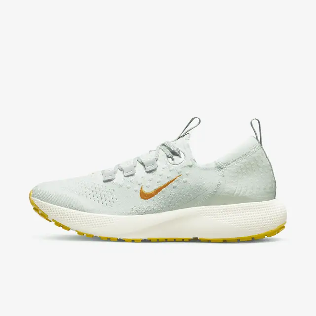 WMNS NIKE REACT ESCAPE RN FK in BARELY GREEN/KUMQUAT-FOOTBALL GREY