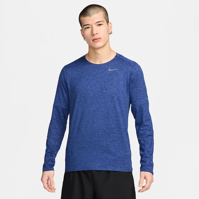 NIKE AS M NK DF ELMNT CREW in OBSIDIAN/GAME ROYAL/HTR/REFLECTIVE SILV