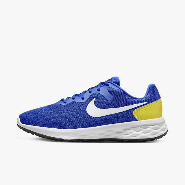 NIKE REVOLUTION 6 NN 4E in RACER BLUE/WHITE-HIGH VOLTAGE-SUNDIAL
