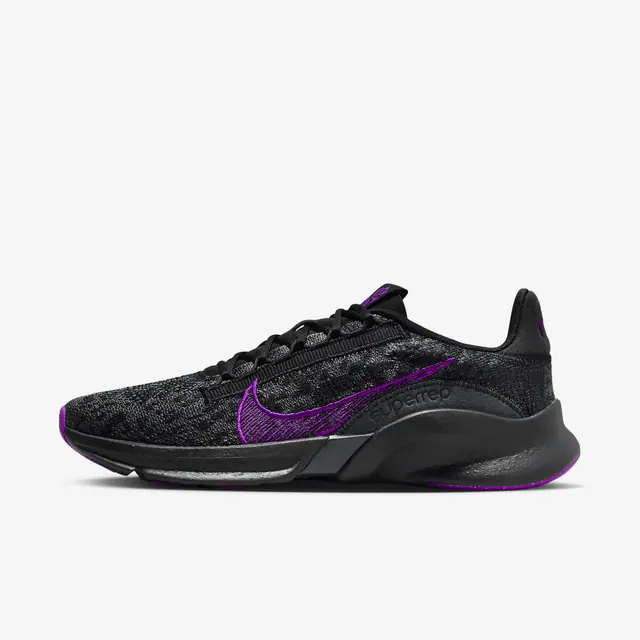 W NIKE SUPERREP GO 3 NN FK in BLACK/VIVID PURPLE-ANTHRACITE-VOLT