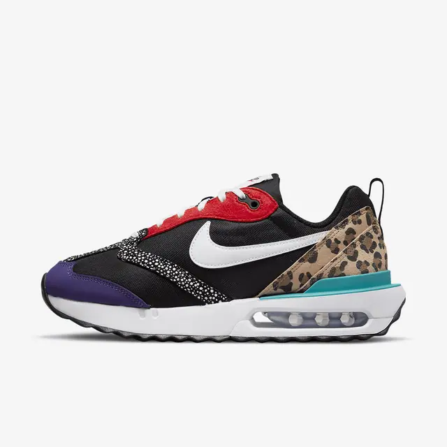 NIKE W AIR MAX DAWN SE in BLACK/WHITE-HABANERO RED-ELECTRO PURPLE