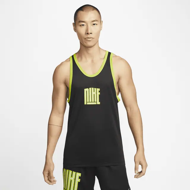 NIKE AS M NK DF JSY STARTING FIVE in BLACK/BLACK/ATOMIC GREEN/WHITE