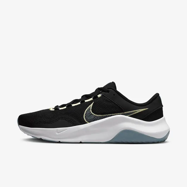 W NIKE LEGEND ESSENTIAL 3 NN in BLACK/NOISE AQUA-LEMON CHIFFON-WHITE