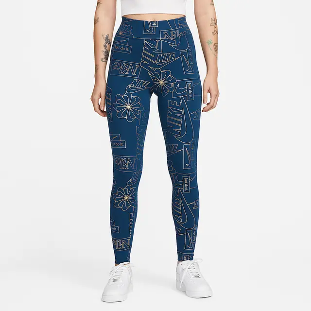NIKE AS W NSW ICN CLSH HRTGHTAOPNFS in VALERIAN BLUE