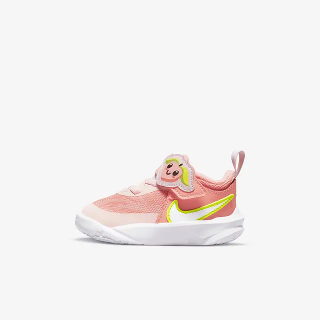 NIKE TEAM HUSTLE D 10 LIL (TD) in ATMOSPHERE/WHITE-CRIMSON BLISS