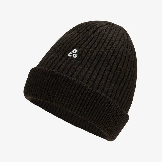 NIKE U NRG ACG CUFFED BEANIE in BLACK/BLACK