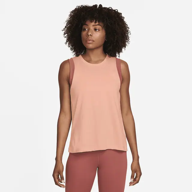 NIKE AS W NY DF TANK NVLTY in LT MADDER ROOT/CANYON RUST/PARTICLE GREY