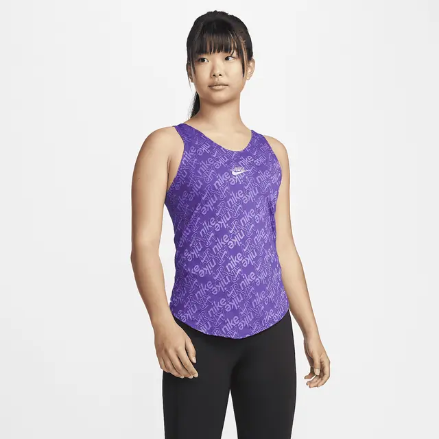 NIKE AS W NK AIR DF TANK in COURT PURPLE/IRF