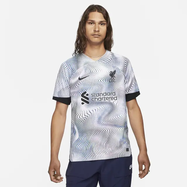 NIKE LFC M NK DF STAD JSY SS AW in WHITE/BLACK